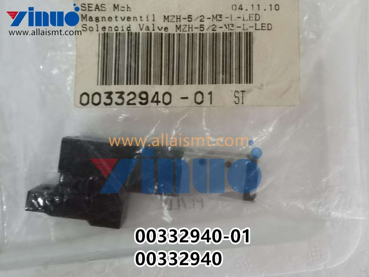 00332940-01 00332940 SIEMENS ASM Solenoid Valve MZH-5#2#2-M3-L-LED