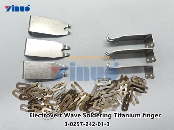 3-0257-242-01-3 ELECTROVERT FINGER,V,GROOVE,RIGID,TITANIUM