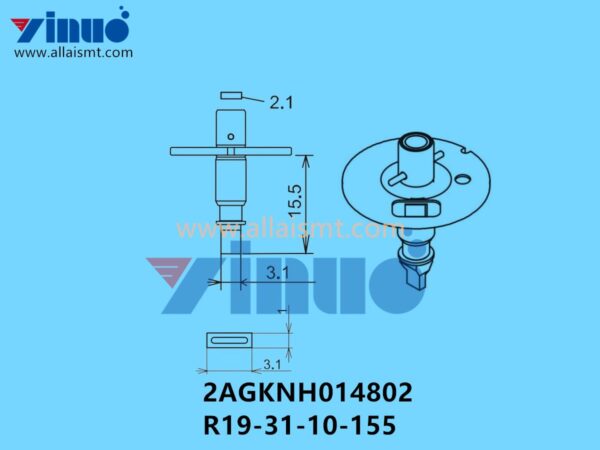 FUJI NXT H04 NOZZLE 2AGKNH014802 R19-31-10-155