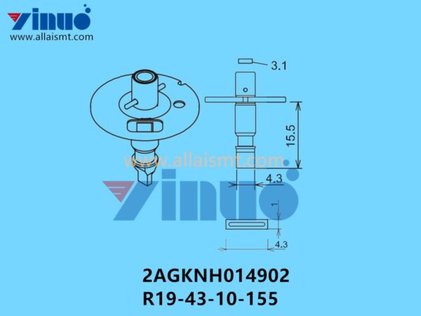 FUJI NXT H04 NOZZLE 2AGKNH014902 R19-43-10-155