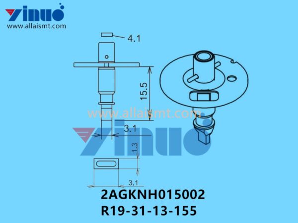 FUJI NXT H04 NOZZLE 2AGKNH015002 R19-31-13-155