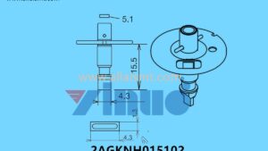 FUJI NXT H04 NOZZLE 2AGKNH015102 R19-43-13-155