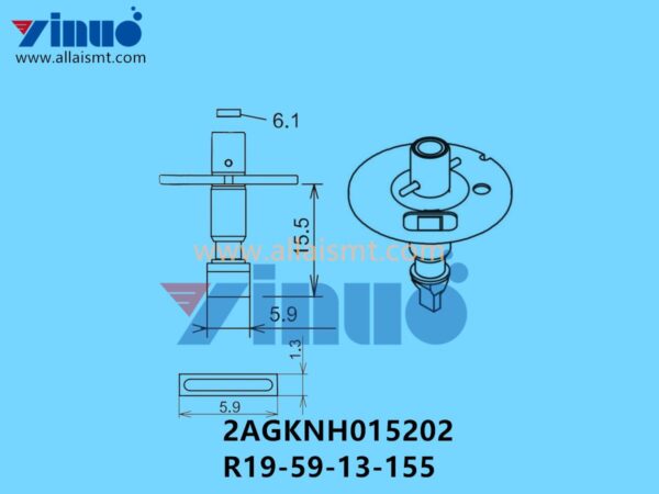 FUJI NXT H04 NOZZLE 2AGKNH015202 R19-59-13-155