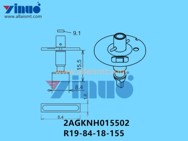 FUJI NXT H04 NOZZLE 2AGKNH015502 R19-84-18-155