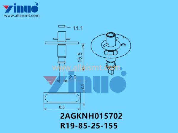 FUJI NXT H04 NOZZLE 2AGKNH015702 R19-85-25-155