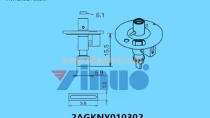 FUJI NXT H04S NOZZLE 2AGKNY010302 R19-59-13-155S