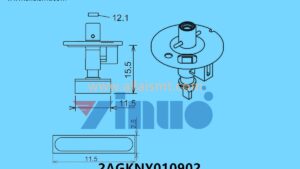 FUJI NXT H04S NOZZLE 2AGKNY010902 R19-115-25-155S