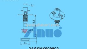 FUJI NXT H08M NOZZLE 2AGKNK009802 R19-43-13-155M