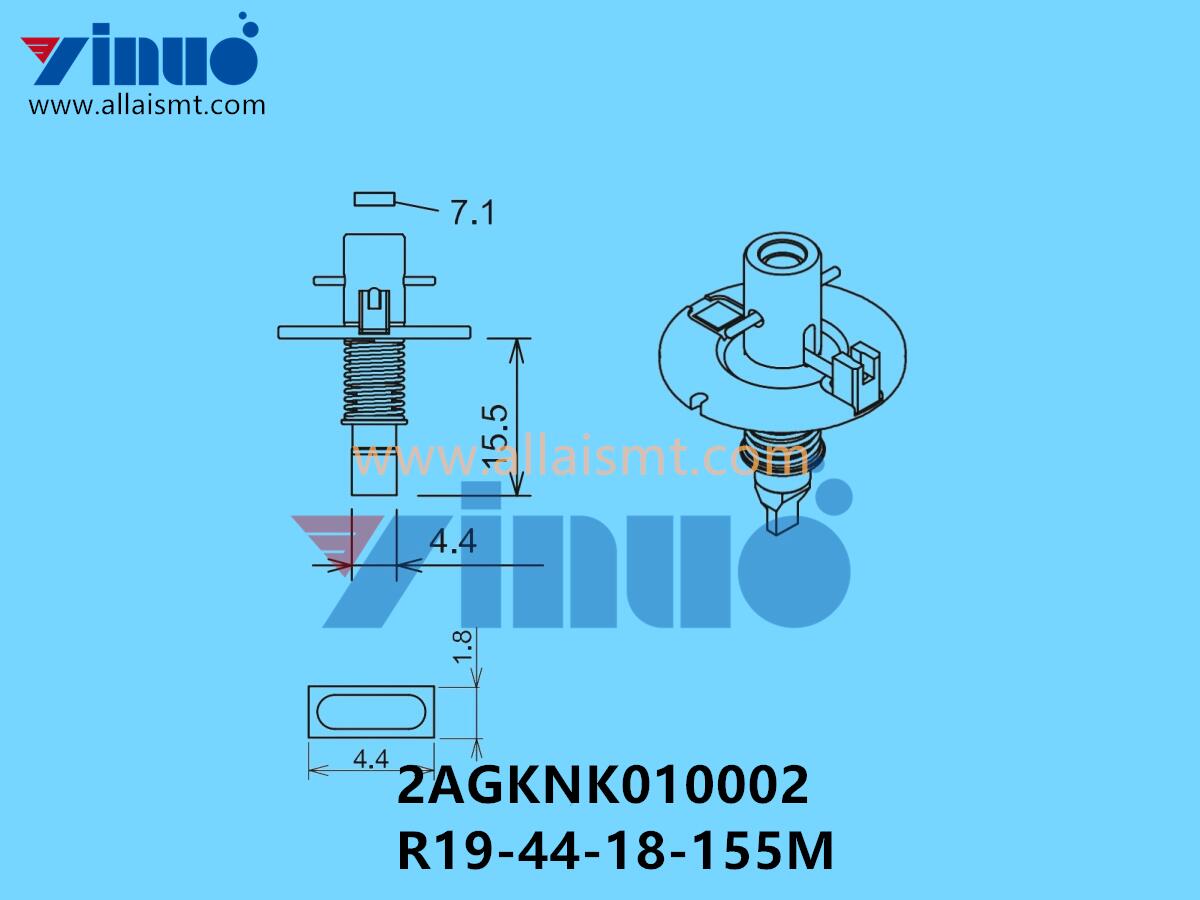 FUJI NXT H08M NOZZLE 2AGKNK010002 R19-44-18-155M