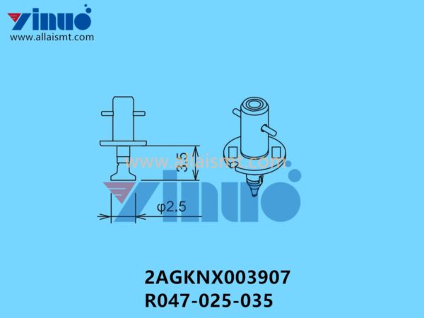 FUJI NXT H24 2.5 NOZZLE 2AGKNX003907 R047-025-035