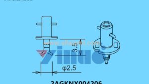 FUJI NXT H24 NOZZLE 2AGKNX004206 R047-025M-035 φ2.5 MELF