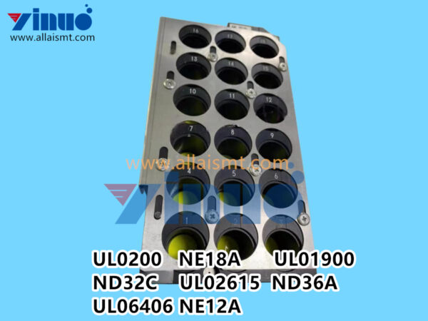 UL0200 NE18A UL01900 ND32C UL02615 ND36A UL06406 NE12A NXT NOZZLE STATION