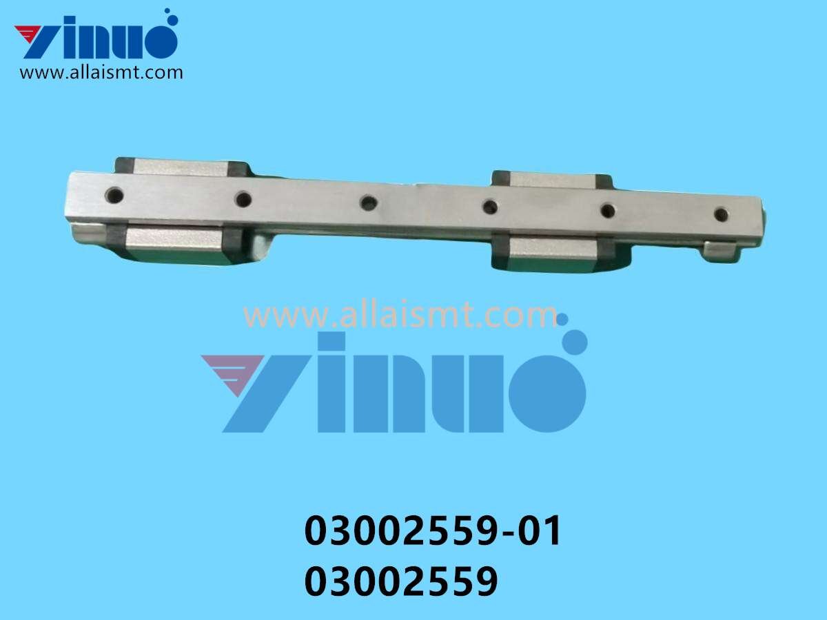 03002559-01 03002559 SIEMENS ASM GUIDE RAIL Z-AXIS TWIN-HEAD