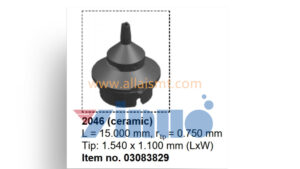 SIEMENS SIPLACE ASM 03083829 Nozzle 2046