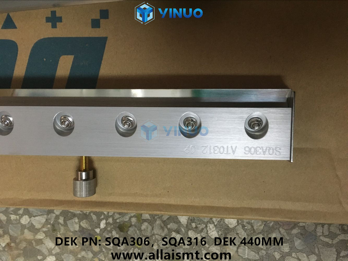 SQA306 SQA316 DEK SQY ASSY 60deg 440mm METAL 15mm OVERHANG