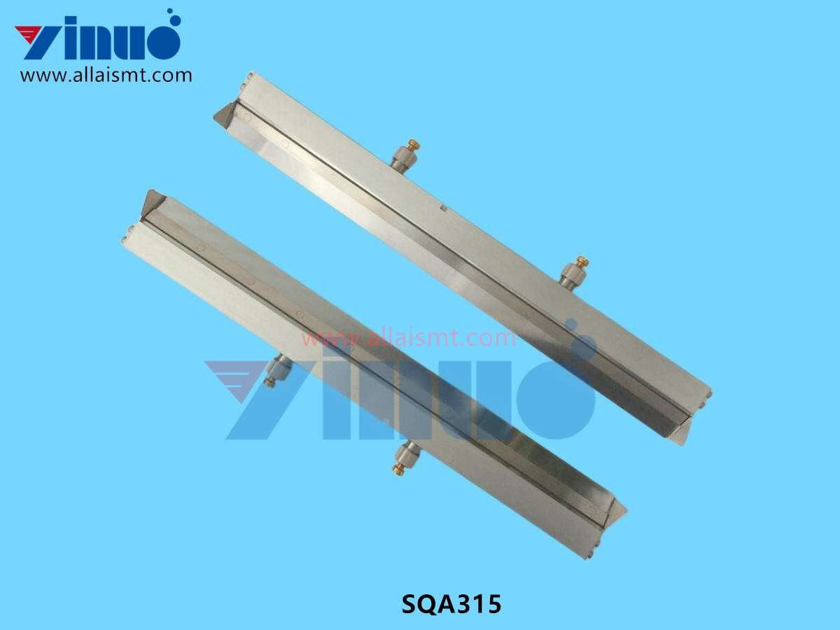 SQA315 DEK 400MM Metal Clamped Squeegee 60 Degree 6mm Overhang