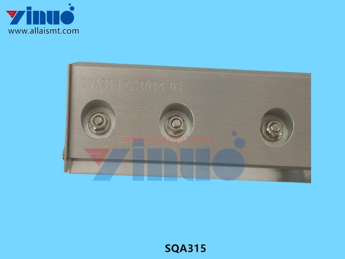 SQA315 DEK 400MM Metal Clamped Squeegee 60 Degree 6mm Overhang