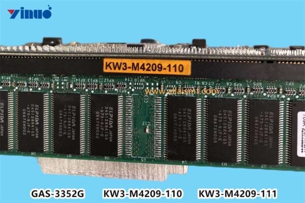 AS-3352G KW3-M4209-110 KW3-M4209-111 SYSTEM BOARD ASSY