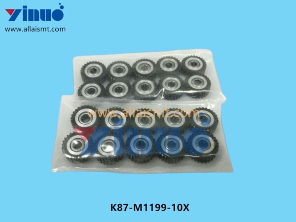 K87-M1199-10X black plastic gear