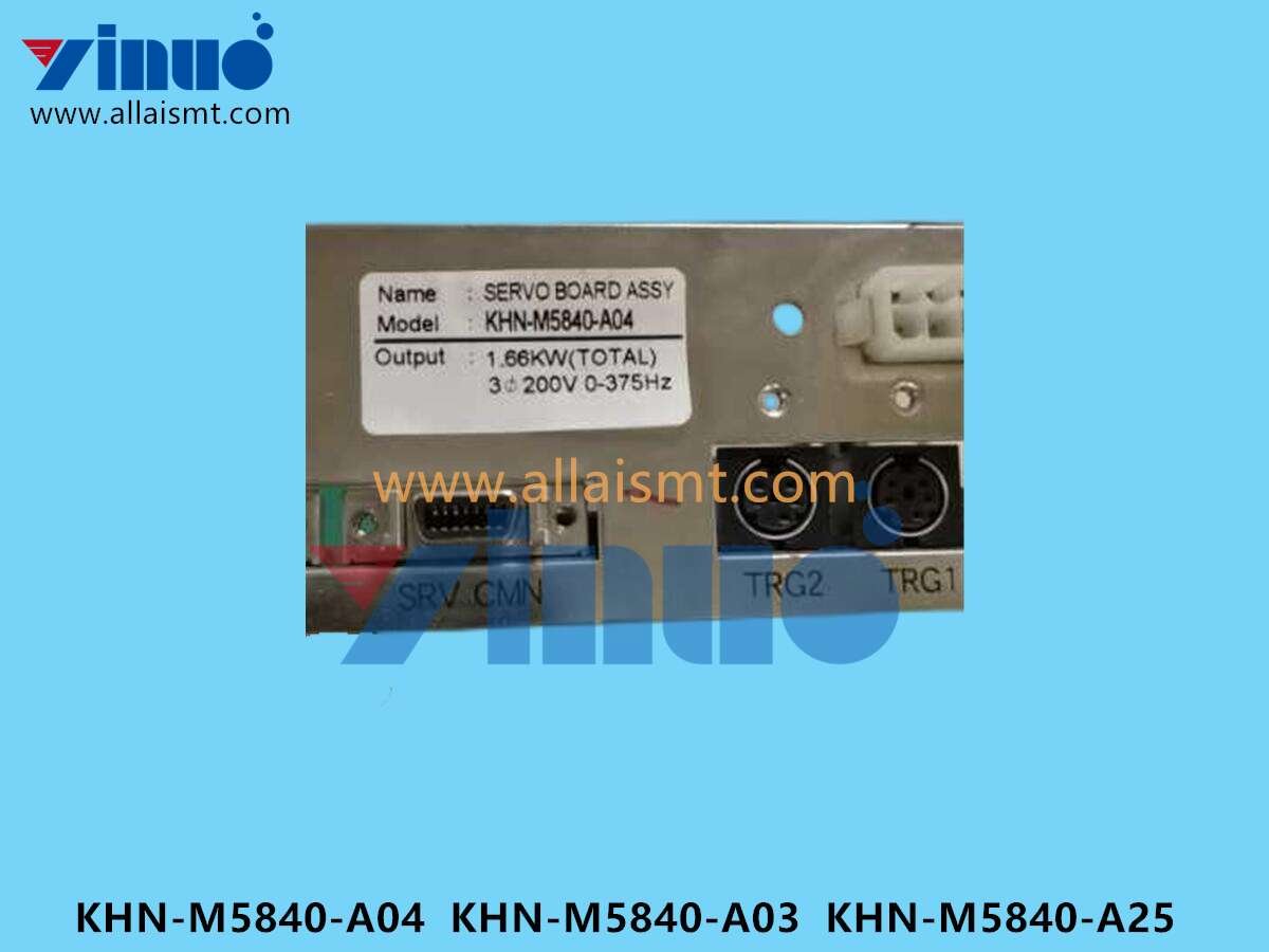 KHN-M5840-A04 KHN-M5840-A03 KHN-M5840-A25 SERVO BOARD ASSY