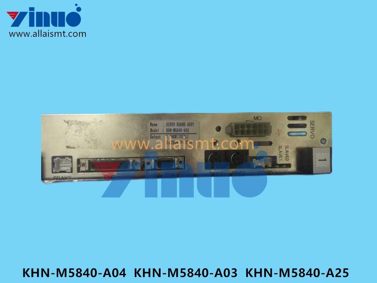 KHN-M5840-A04 KHN-M5840-A03 KHN-M5840-A25 SERVO BOARD ASSY