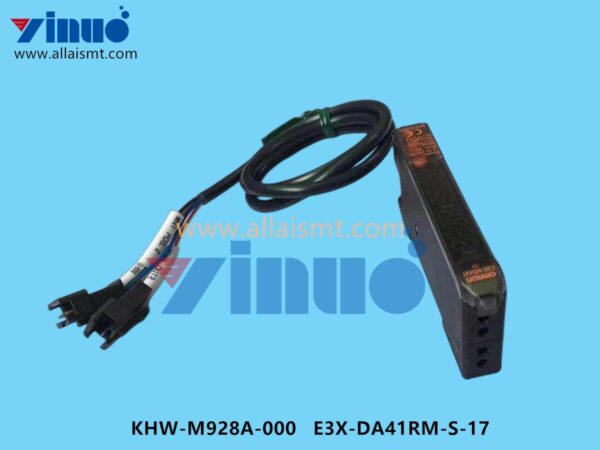 KHW-M928A-000 E3X-DA41RM-S-17 Stop Plate Solder Sensor Amplifier