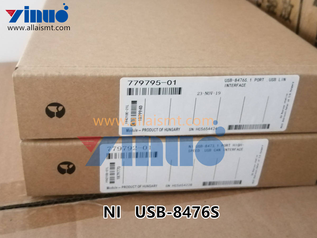 National Instruments NI USB-8476S 779795-01 Data Acquisition Card High-Speed ​​LIN Port