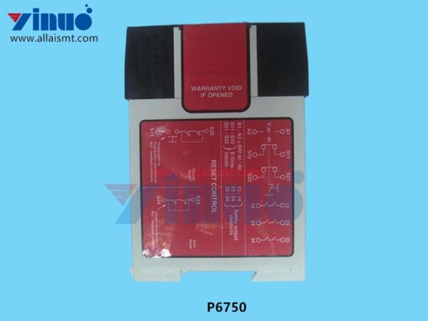 P6750 APUP2000 MODULE SAFETY 2 CHANNEL EMERGENCY STOP 24V SAFETY RELAY