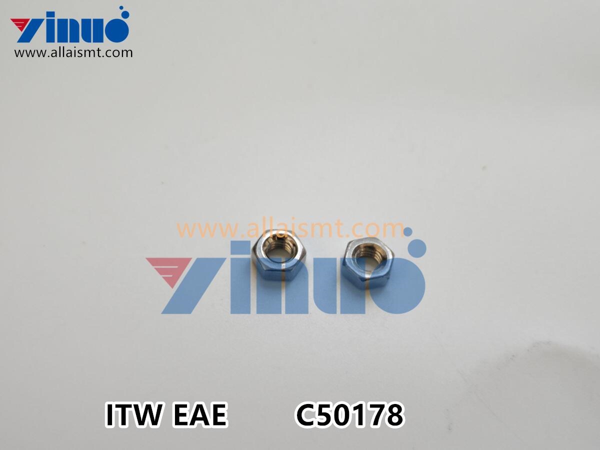 ITW EAE C50178 THERMOSTAT NUT HEXAGON DIN439 M04 SS