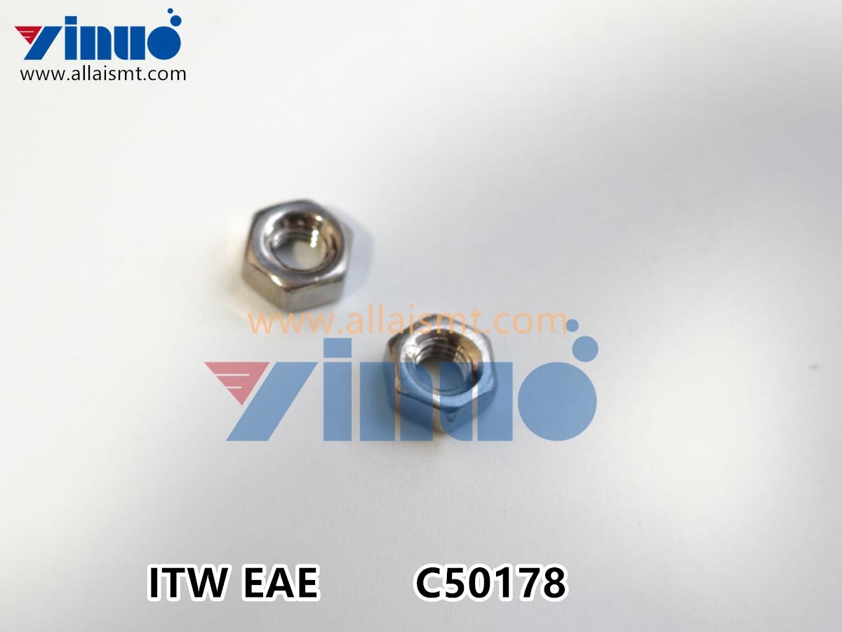 ITW EAE C50178 THERMOSTAT NUT HEXAGON DIN439 M04 SS