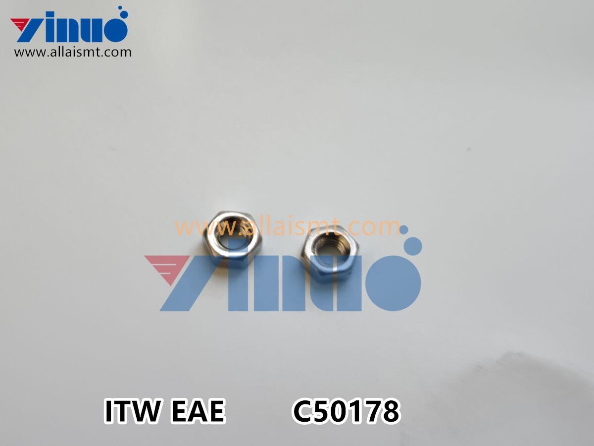 ITW EAE C50178 THERMOSTAT NUT HEXAGON DIN439 M04 SS